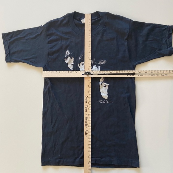 Vintage 60s The Beatles T-Shirt Mens S/M Single Stitch USA Music Rock Band Tee - Picture 10 of 12